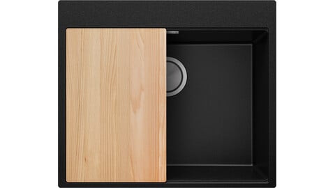 Granitspüle Oslo Schwarz