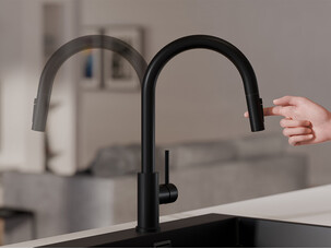 Küchenarmatur 3in1 mit ausziehbarem Auslauf Primagran 9310