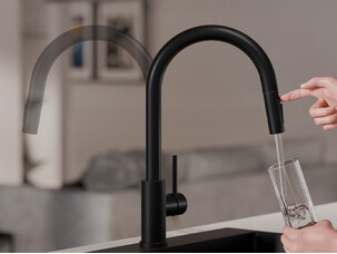 Küchenarmatur mit ausziehbarem Auslauf und Filteranschluss, 2 Strahlarten Primagran 9210