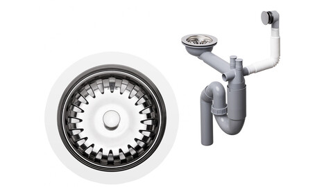 Manueller Teleskop-Siphon Raumsparsiphon